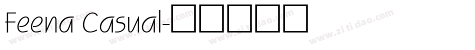 Feena Casual字体转换